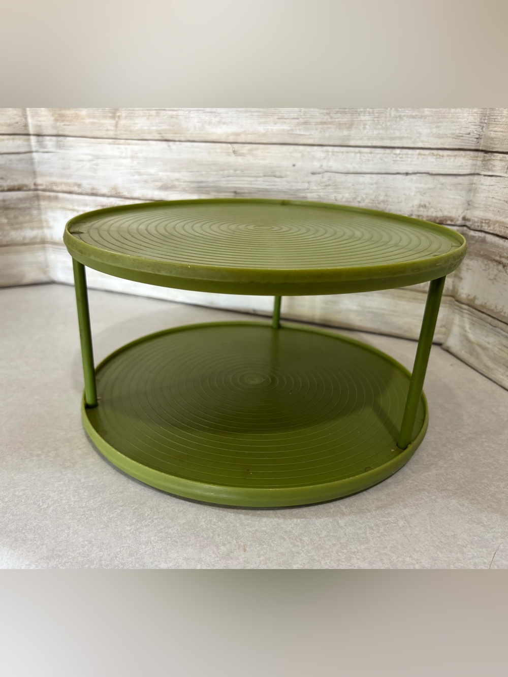 Vintage 70s mid-century spice Lazy Susan/ carousel